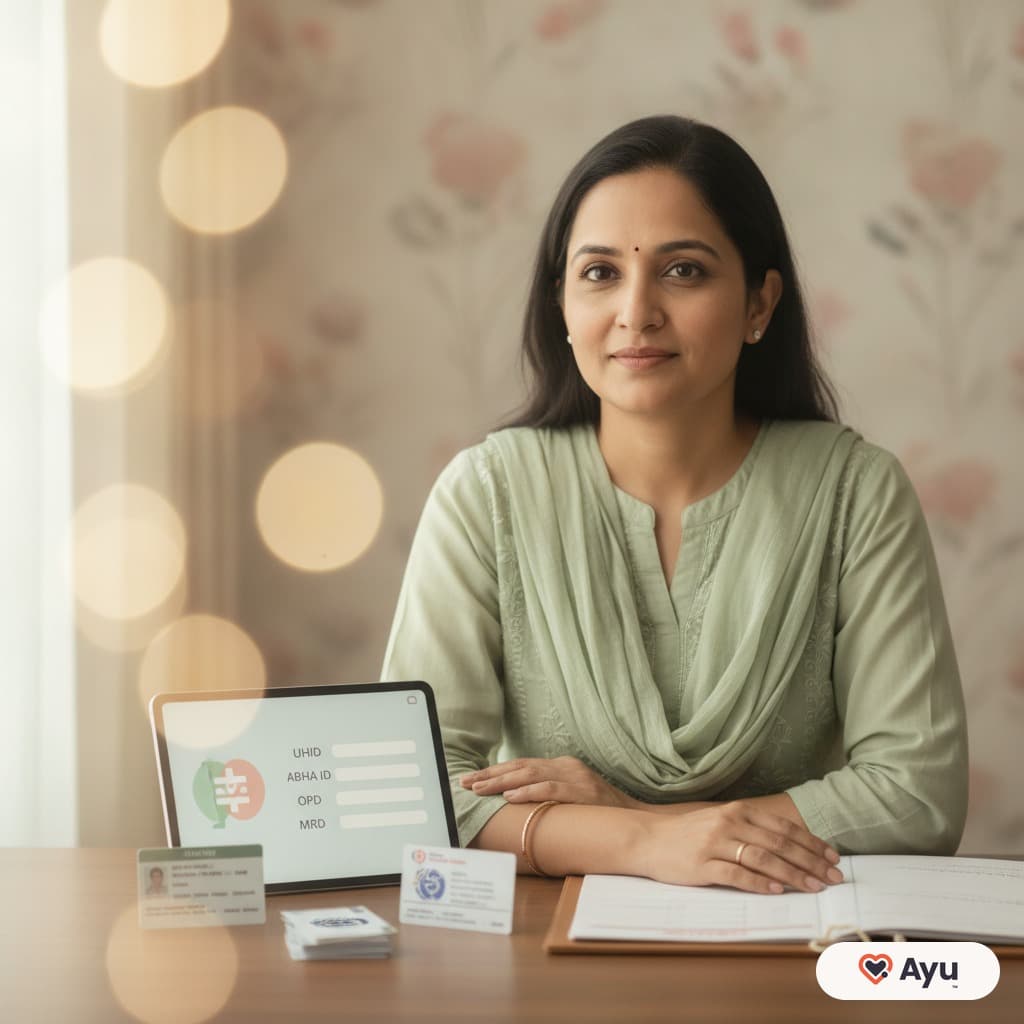 UHID, ABHA, OPD Number, MRD Number — All Hospital ID Types in India Explained