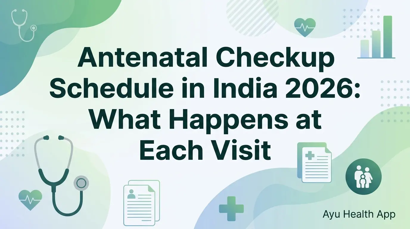 Antenatal Checkup Schedule in India 2026: What Happens at Each Visit