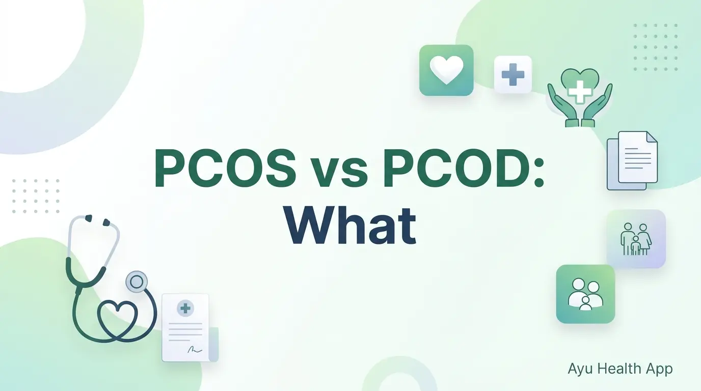 PCOS vs PCOD: What's the Difference? Guide for Indian Women (2026)