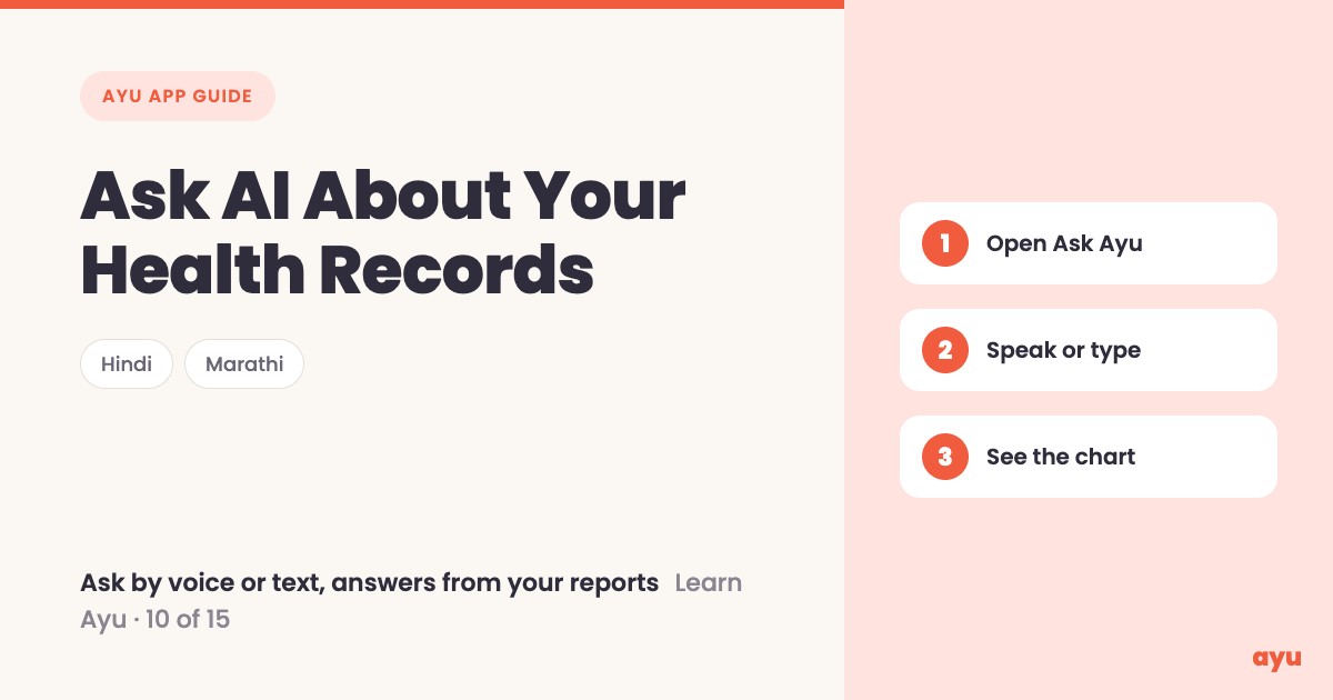 Ask AI About Your Health Records in Hindi or Marathi
