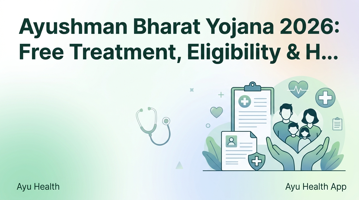 Ayushman Bharat Yojana 2026: Free Treatment, Eligibility & How to Use Your Card