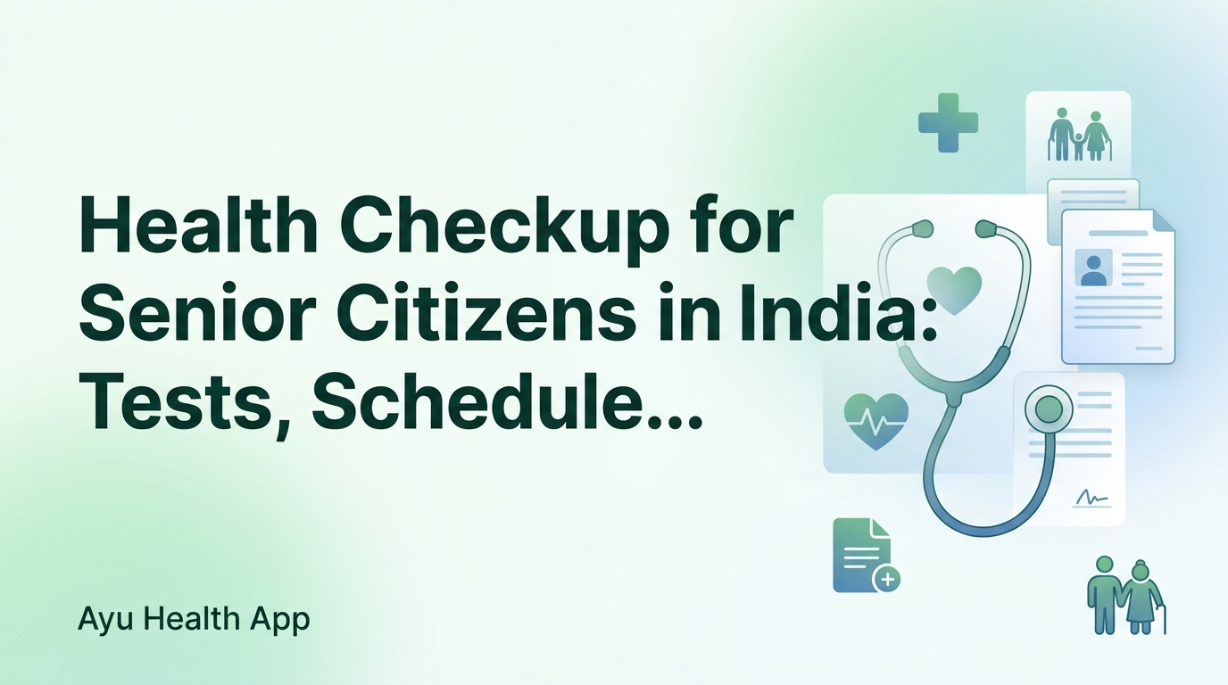 Health Checkup for Senior Citizens in India: Tests, Schedule & Costs After 60 thumbnail