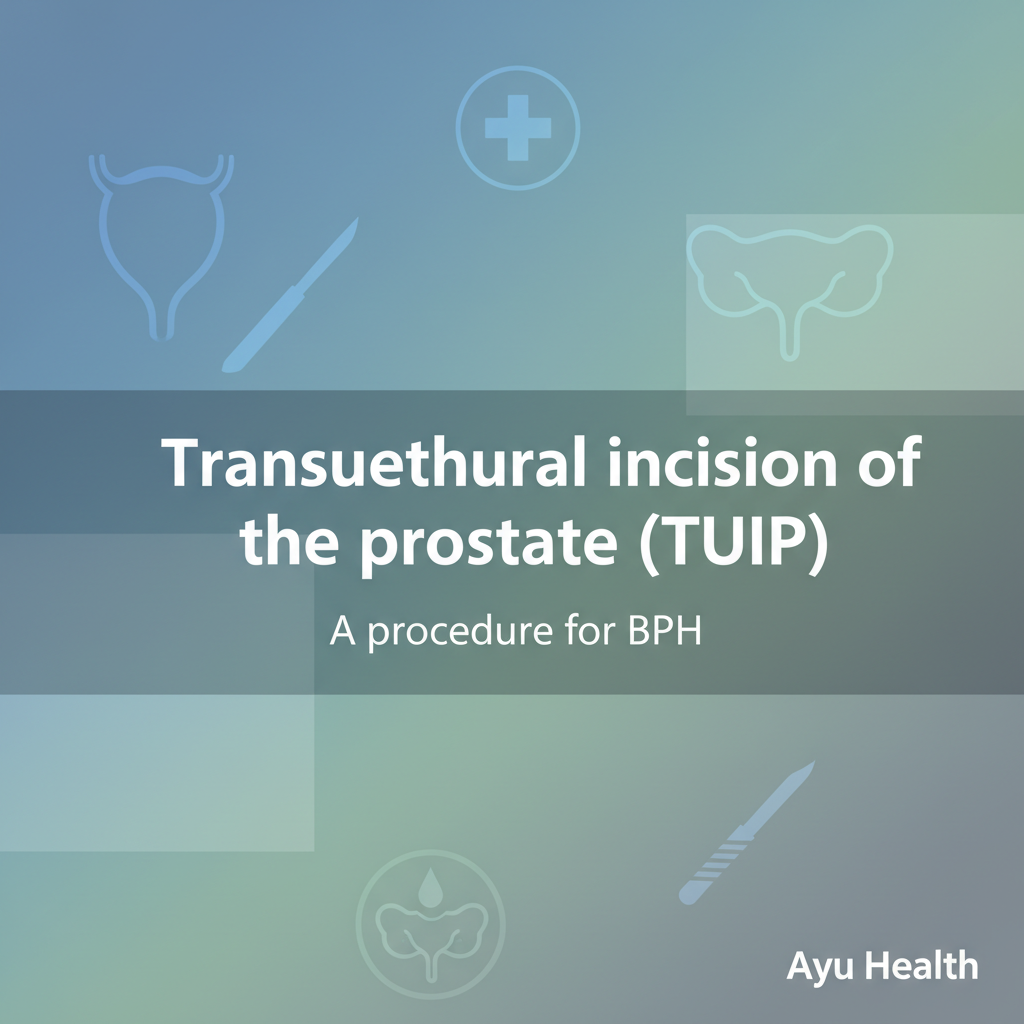 TUIP: Transurethral Incision of Prostate for BPH Relief