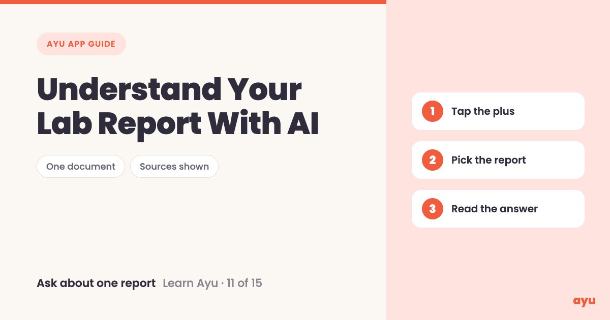 Understand Your Lab Report With AI, in Plain Words thumbnail